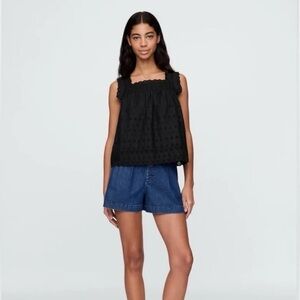 Gap x Doen eyelet top
